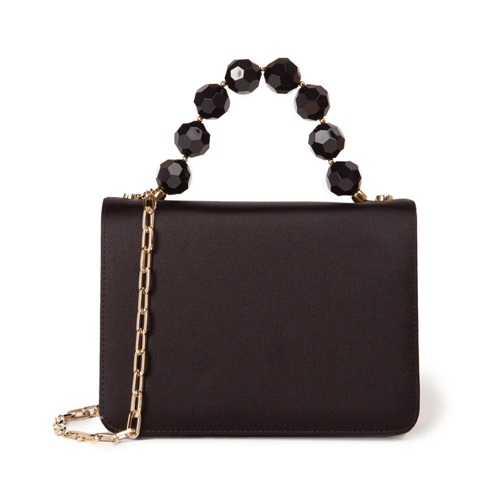 Roberta Gandolfi Sirenetta Mini bag in raso di seta e manico gioiello Economico