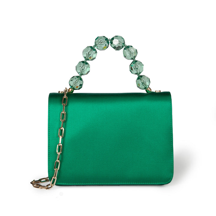 Roberta Gandolfi Sirenetta Mini bag in raso di seta e manico gioiello Online