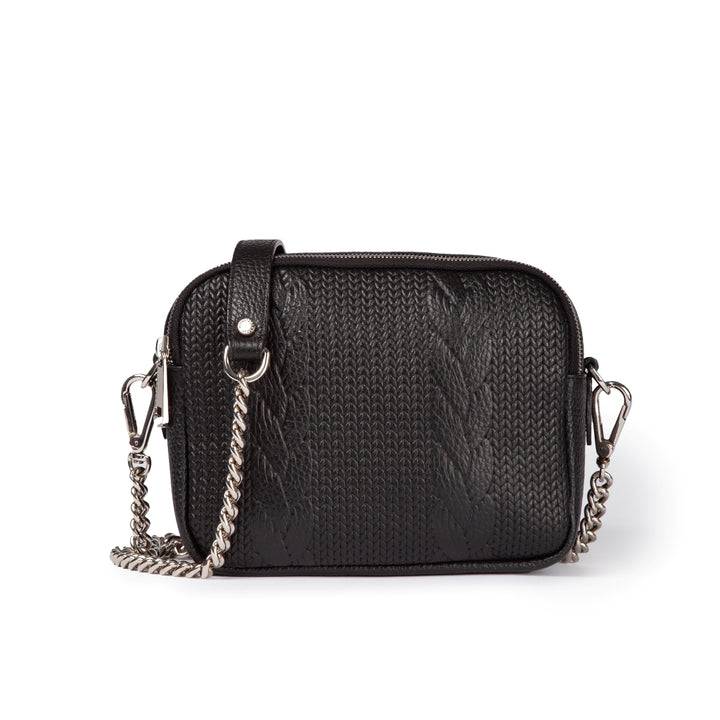 Roberta Gandolfi Camera Treccia borsa a spalla e crossbody in pelle stampata con tracolla catena Cyber Monday