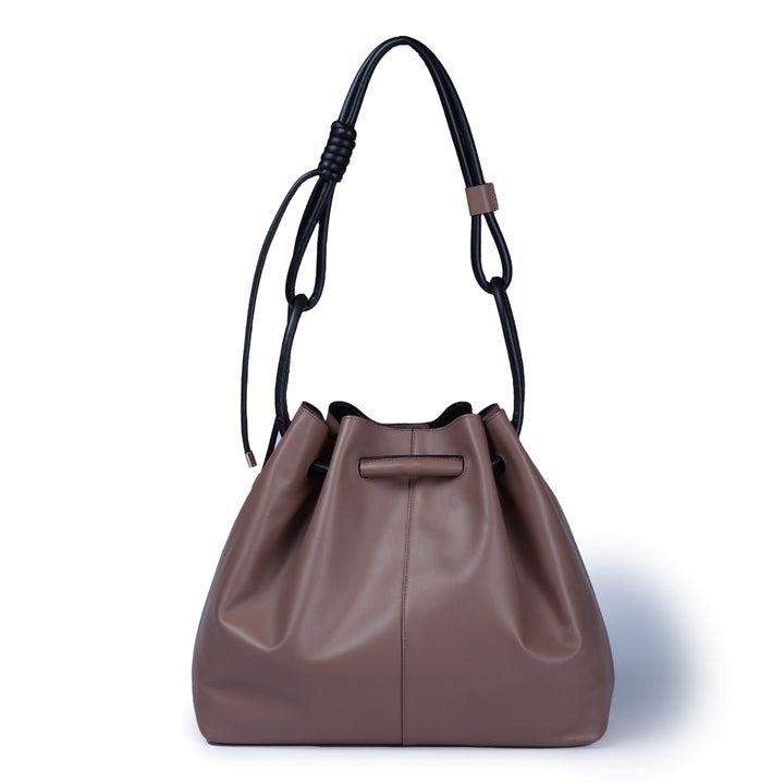 Roberta Gandolfi Gisella Large borsa con doppia portabilità mano o spalla in morbido vitello Smaltimento dello stoccaggio
