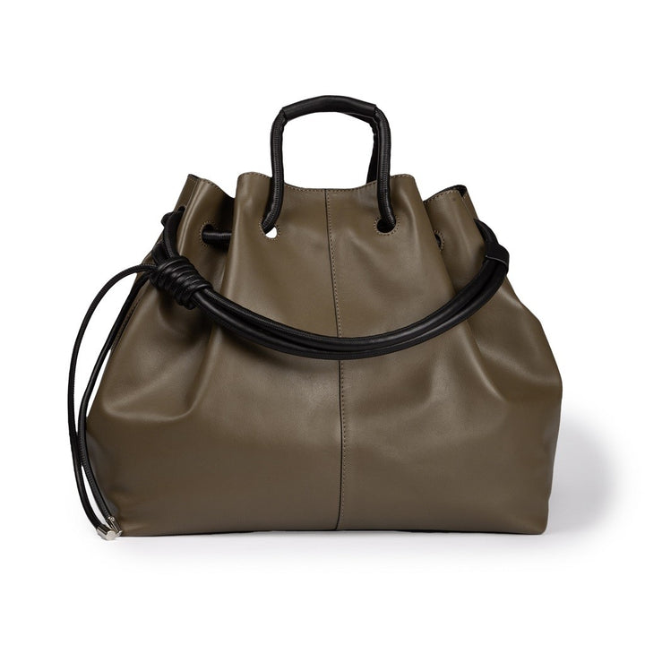 Roberta Gandolfi Gisella Large borsa con doppia portabilità mano o spalla in morbido vitello Ultimi due giorni