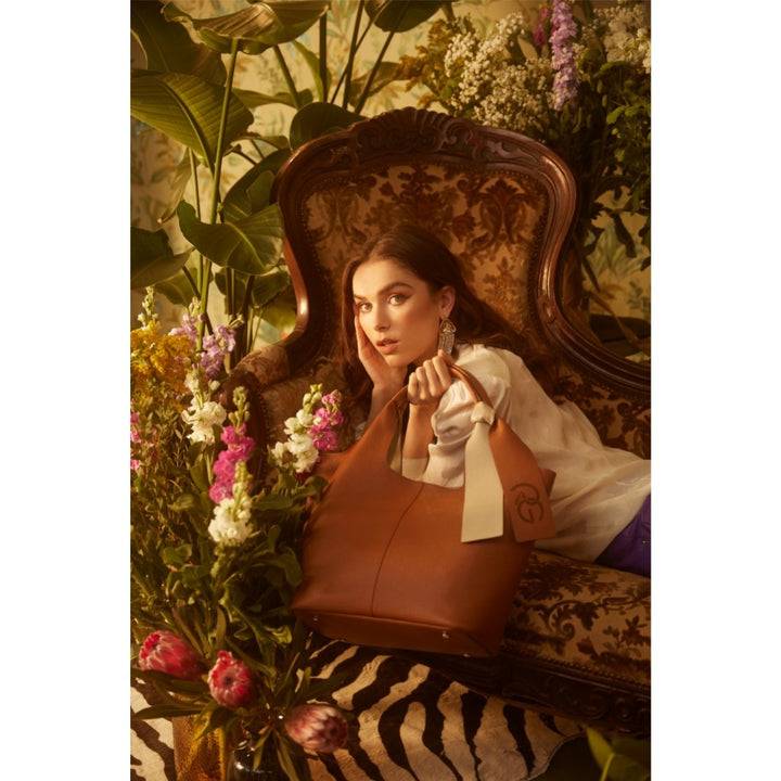 Roberta Gandolfi Maia Tote borsa hobo in pelle martellata Fino al 65% di sconto