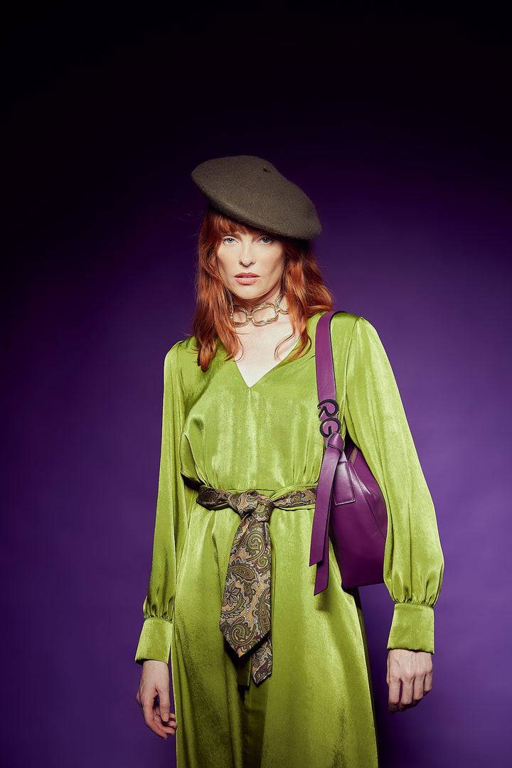 Roberta Gandolfi Dafne hobo in morbida pelle di vitello Esporta salva