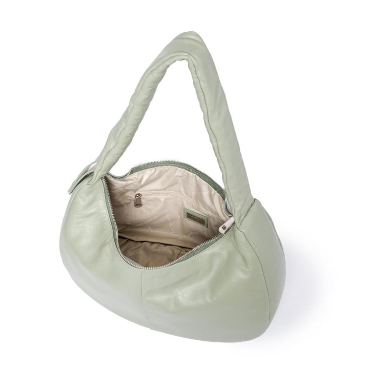 Roberta Gandolfi Azzura Hobo medium in morbida pelle nappa con manico arricciato regolabile Spedizione Gratuita
