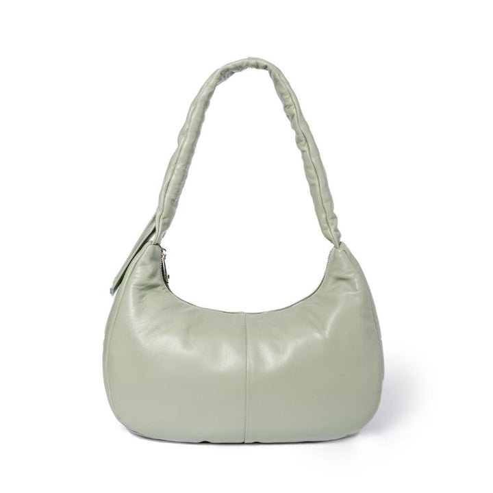 Roberta Gandolfi Azzura Hobo medium in morbida pelle nappa con manico arricciato regolabile Spedizione Gratuita