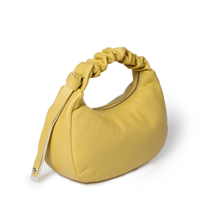 Roberta Gandolfi Azzurra Hobo small in morbida pelle nappa con manico arricciato regolabile Soddisfazione Garantita