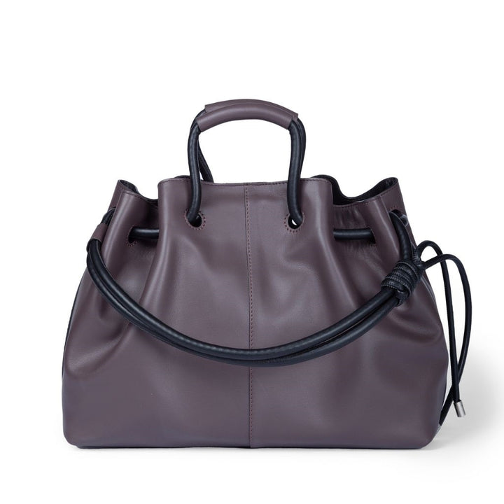 Roberta Gandolfi Gisella medium borsa con doppia portabilità mano o spalla in morbido vitello Vendita Calda