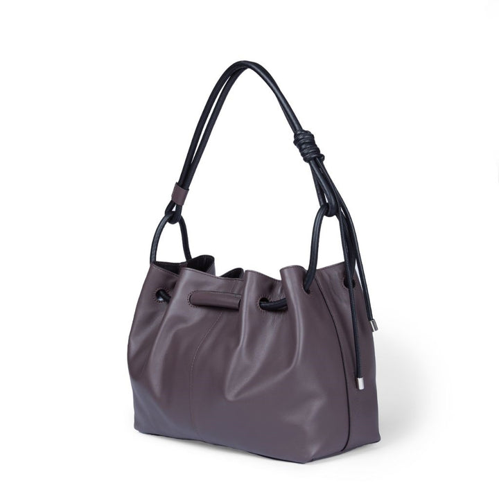 Roberta Gandolfi Gisella medium borsa con doppia portabilità mano o spalla in morbido vitello Vendita Calda