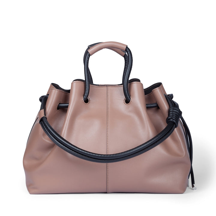 Roberta Gandolfi Gisella Large borsa con doppia portabilità mano o spalla in morbido vitello Spedizione gratuita