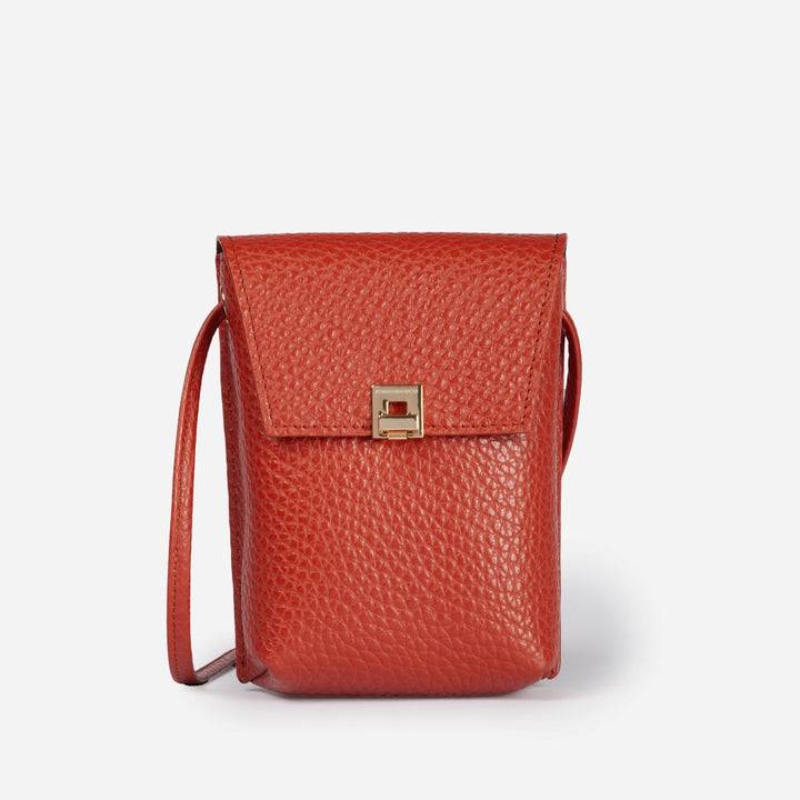 Roberta Gandolfi Elodie minibag and phoneholder in pelle con pratica tasca esterna e tracolla regolabile Black Friday