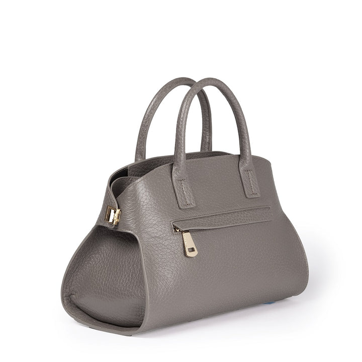 Roberta Gandolfi Elodie bowling small borsa a mano in pelle con tracolla staccabile e regolabile Vendita calda