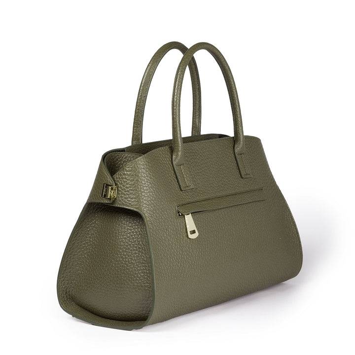Roberta Gandolfi Elodie bowling medium borsa a mano in pelle con tracolla staccabile e regolabile Latest fashion