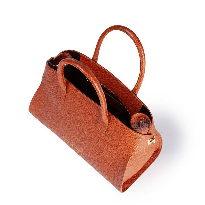 Roberta Gandolfi Elodie bowling medium borsa a mano in pelle con tracolla staccabile e regolabile Online Outlet