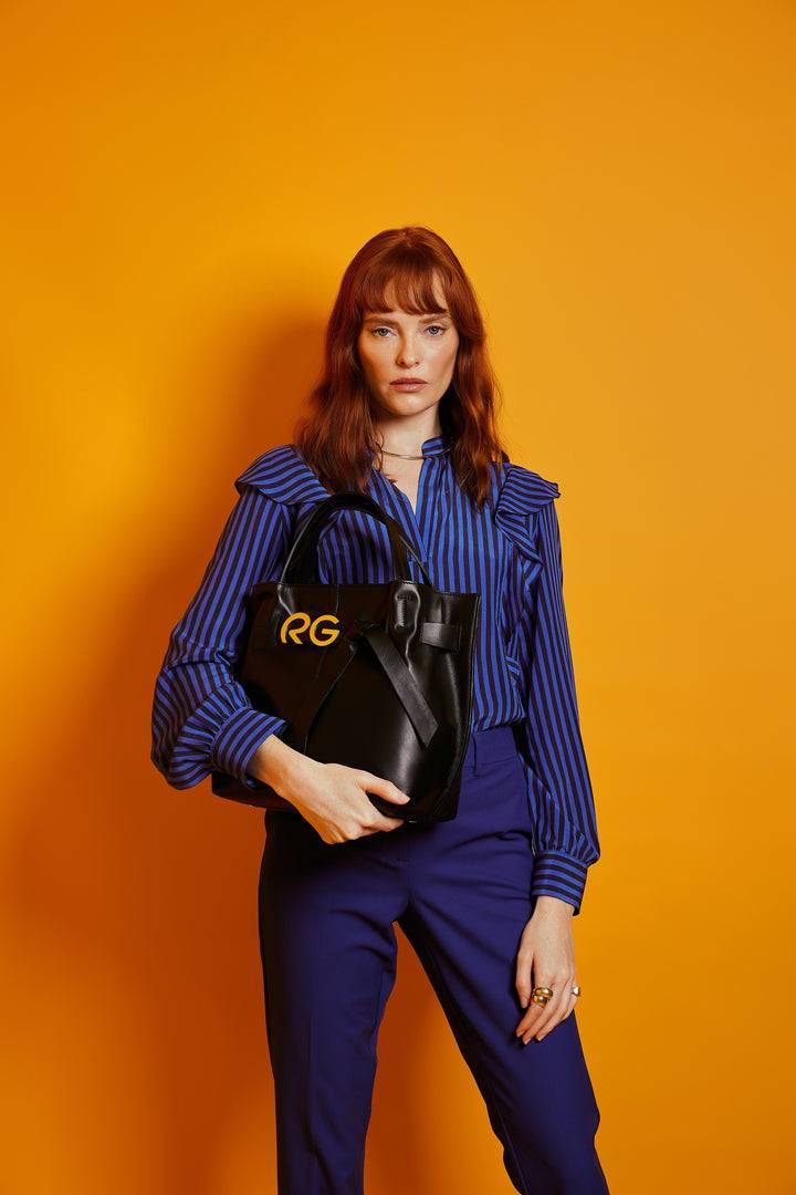 Roberta Gandolfi Dafne medium borsa a mano in pelle con tracolla staccabile Comprane uno, ottenene uno gratis