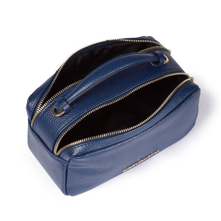 Roberta Gandolfi Brigida camera borsa in pelle con doppio scomparto e tracolla in catena dorata con spallaccio protettivo in pelle Fino al 60% di sconto