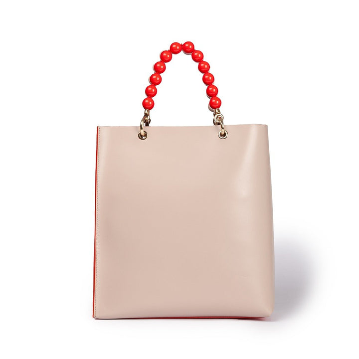 Roberta Gandolfi Zoe Tote bag in pelle bicolor e manicI gioiello Shopping Online