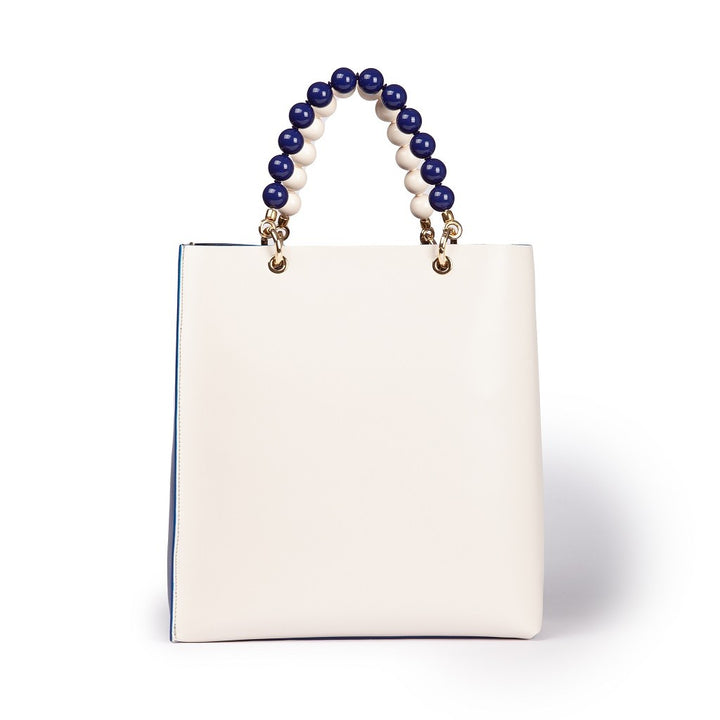 Roberta Gandolfi Zoe Tote bag in pelle bicolor e manicI gioiello Affare Del Giorno