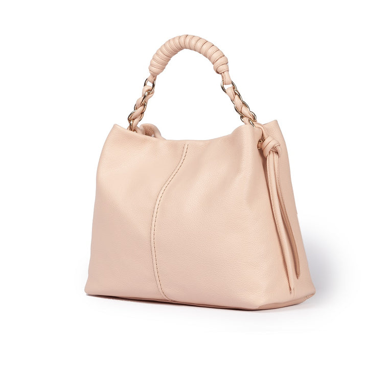 Roberta Gandolfi Amina large borsa a mano in pelle con manico tubolare fasciato e tracolla staccabile Fornitura limitata