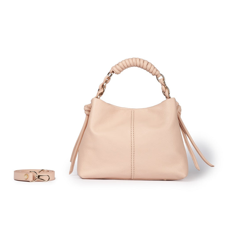 Roberta Gandolfi Amina small borsa a mano in pelle con manico tubolare fasciato e tracolla staccabile Grandi sconti