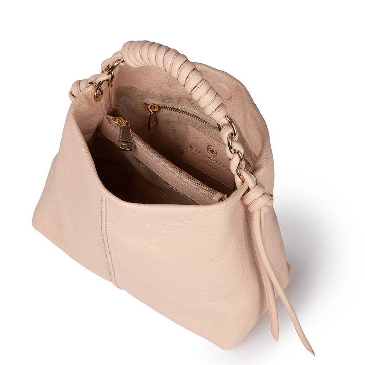 Roberta Gandolfi Amina small borsa a mano in pelle con manico tubolare fasciato e tracolla staccabile Grandi sconti