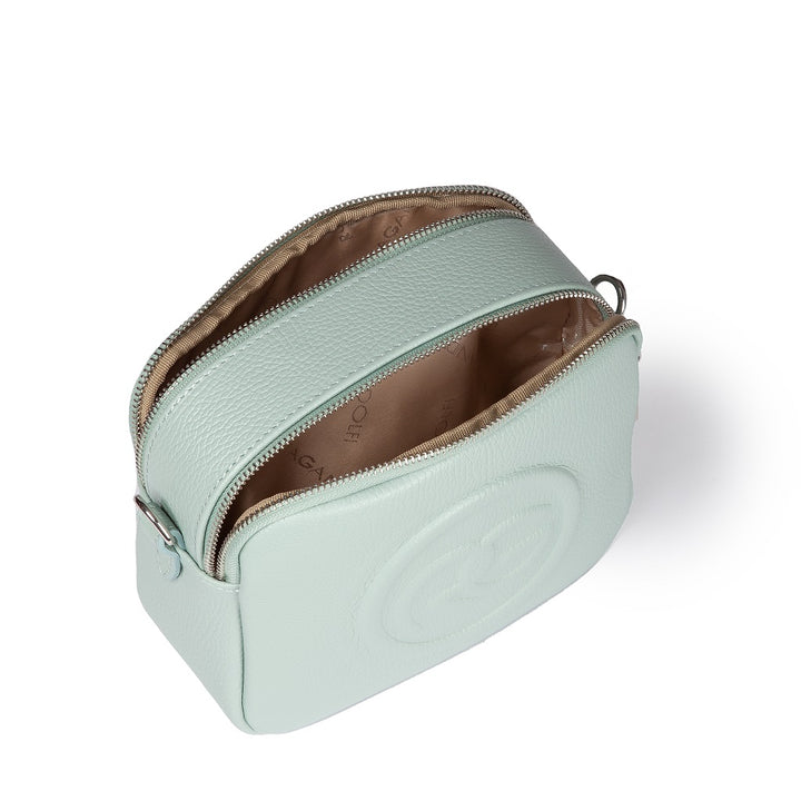 Roberta Gandolfi Roberta Pelle camera e crossbody in pelle con doppio scomparto e tracolla staccabile Offerte giornaliere