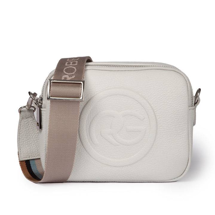 Roberta Gandolfi Roberta Pelle camera e crossbody in pelle con doppio scomparto e tracolla staccabile Enormi risparmi