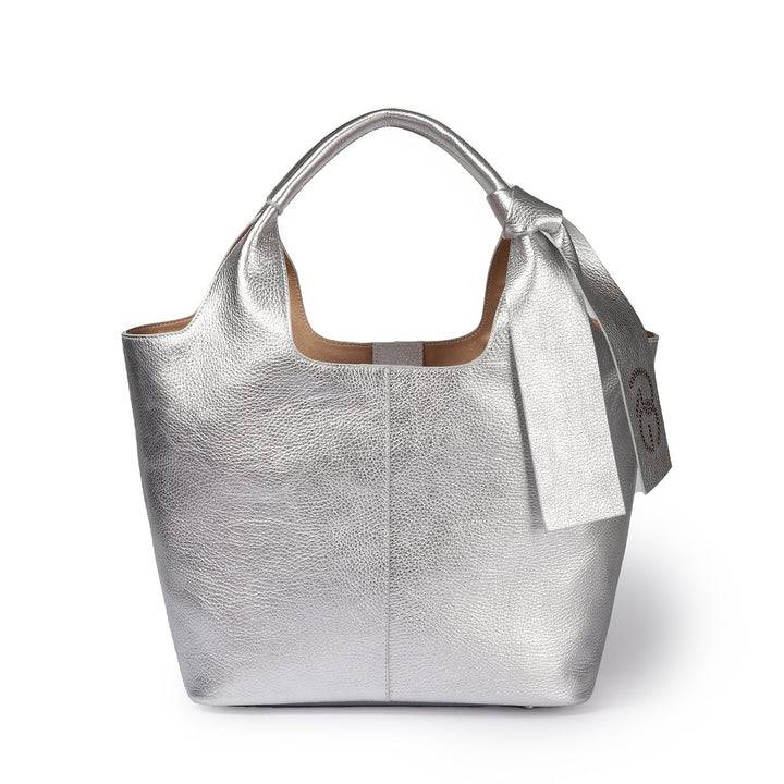 Roberta Gandolfi Maia Tote borsa hobo in pelle martellata Fino al 50% di sconto