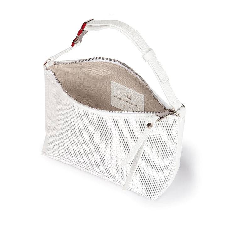 Roberta Gandolfi Yuma baguette in pelle con spallaccio regolabile 50% di sconto con spedizione gratuita