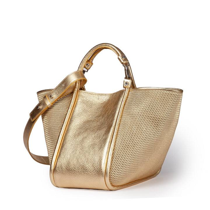 Roberta Gandolfi Yuma small 3 in 1 borsa a mano in pelle trasformabile con tracolla staccabile Trasporto libero internazionale