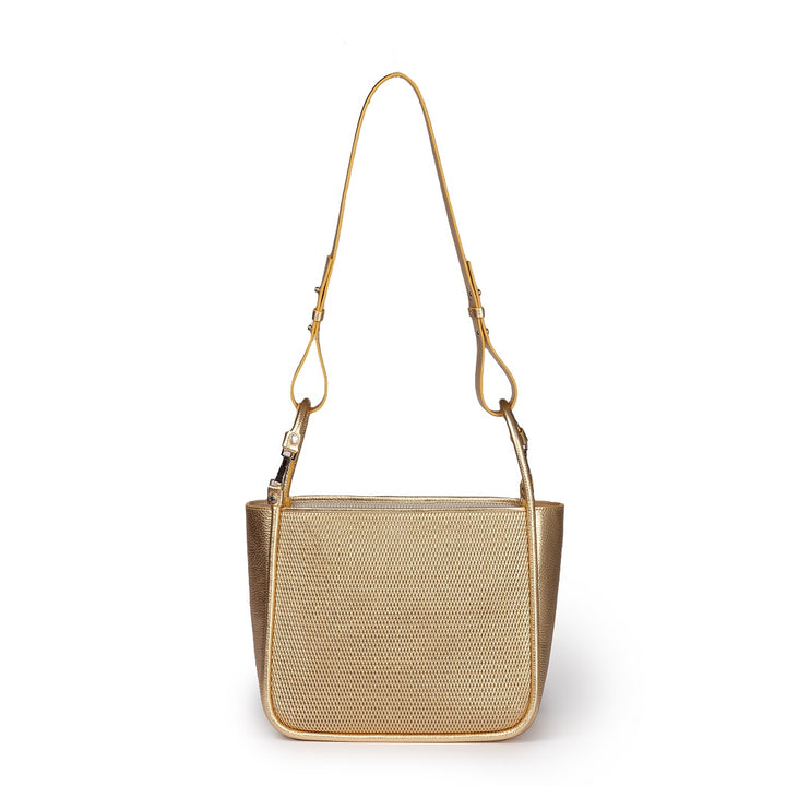 Roberta Gandolfi Yuma small 3 in 1 borsa a mano in pelle trasformabile con tracolla staccabile Trasporto libero internazionale