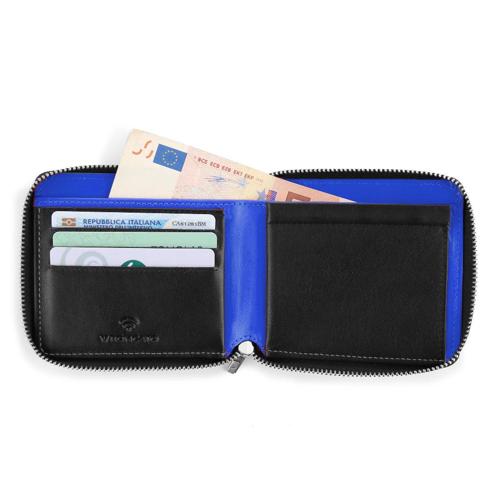 Roncato Portafoglio con portamonete taormina nero/blu Negozio Online Roncato 2025