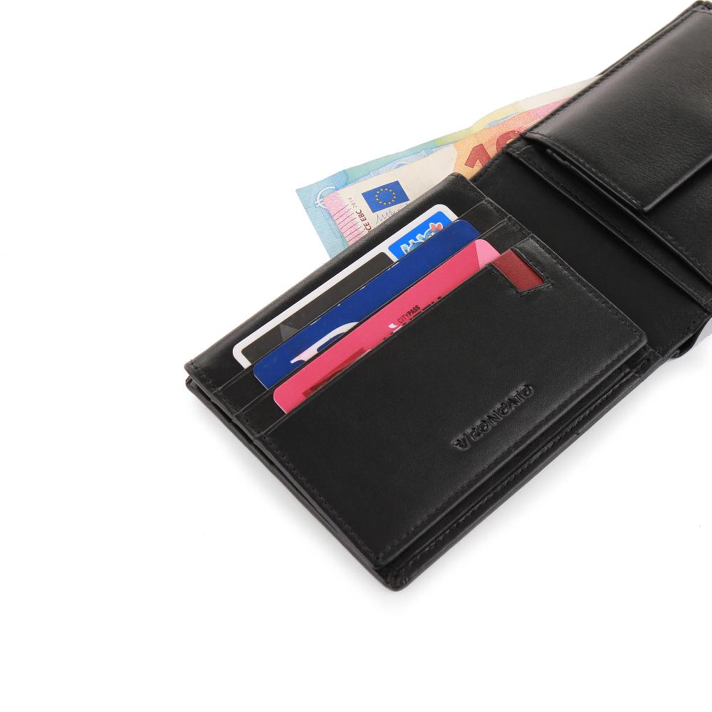 Roncato Portafoglio con portamonete pascal nero Negozio Online Roncato Promozione