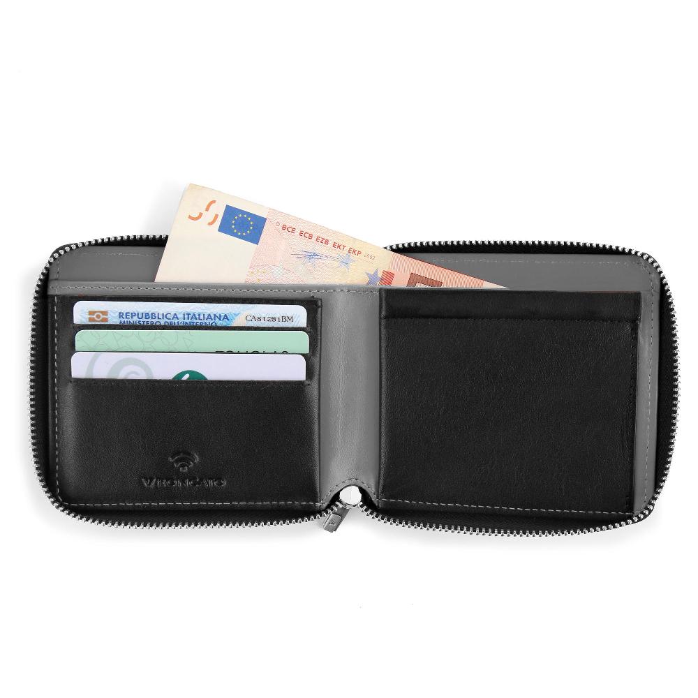 Roncato Portafoglio con portamonete taormina nero/grigio Negozio Online Roncato Saldi Di Fabbrica
