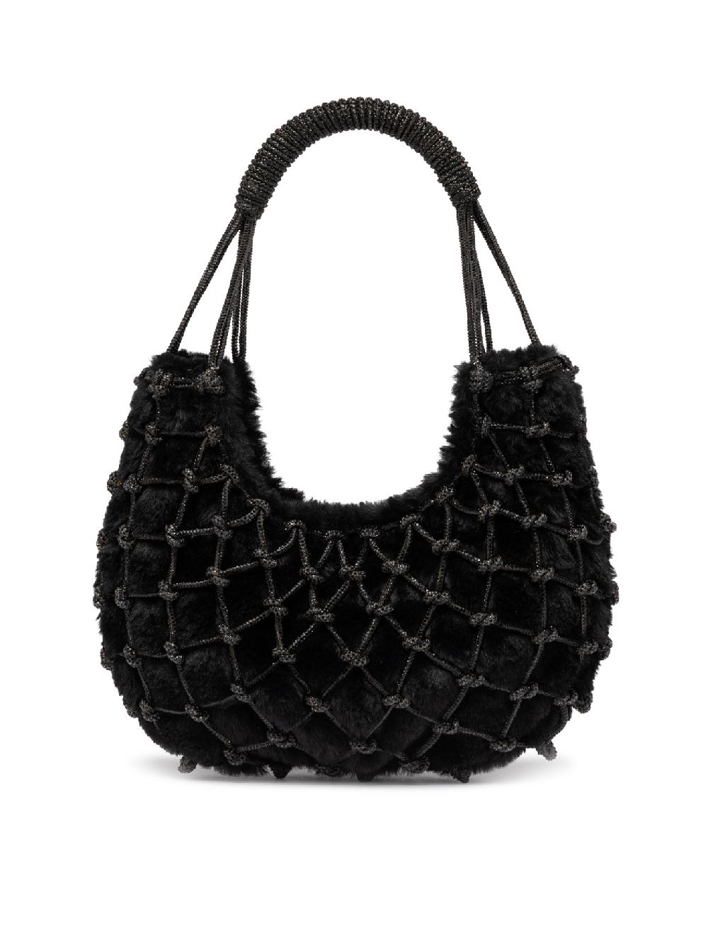 Rosantica Nodi Fluffy Black In Vendita
