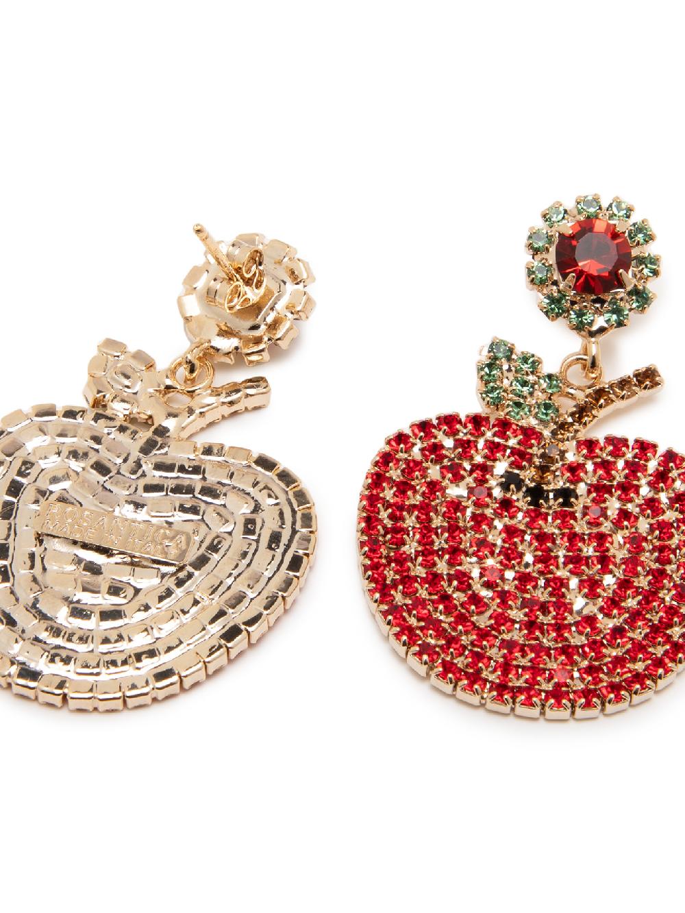 Rosantica Cornucopia Red Earrings Sottocosto