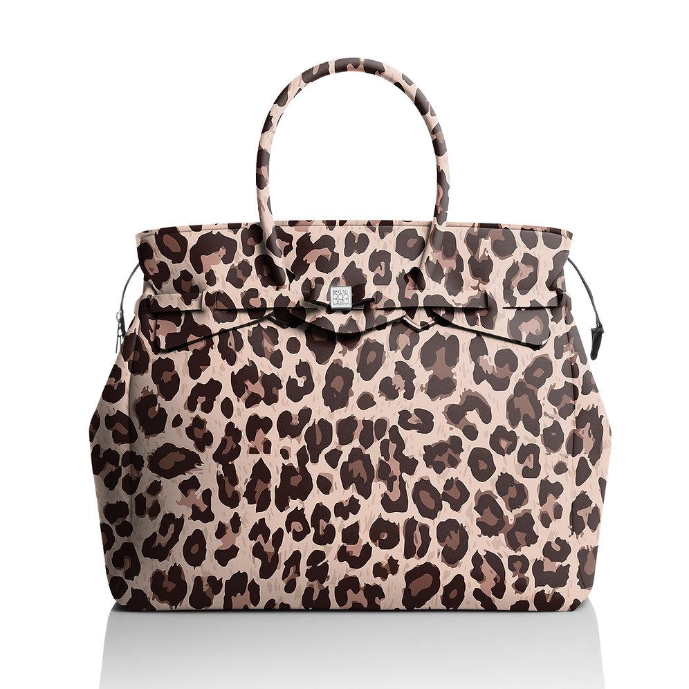 Save my bag Miss Weekender Plus - Leopard Italy