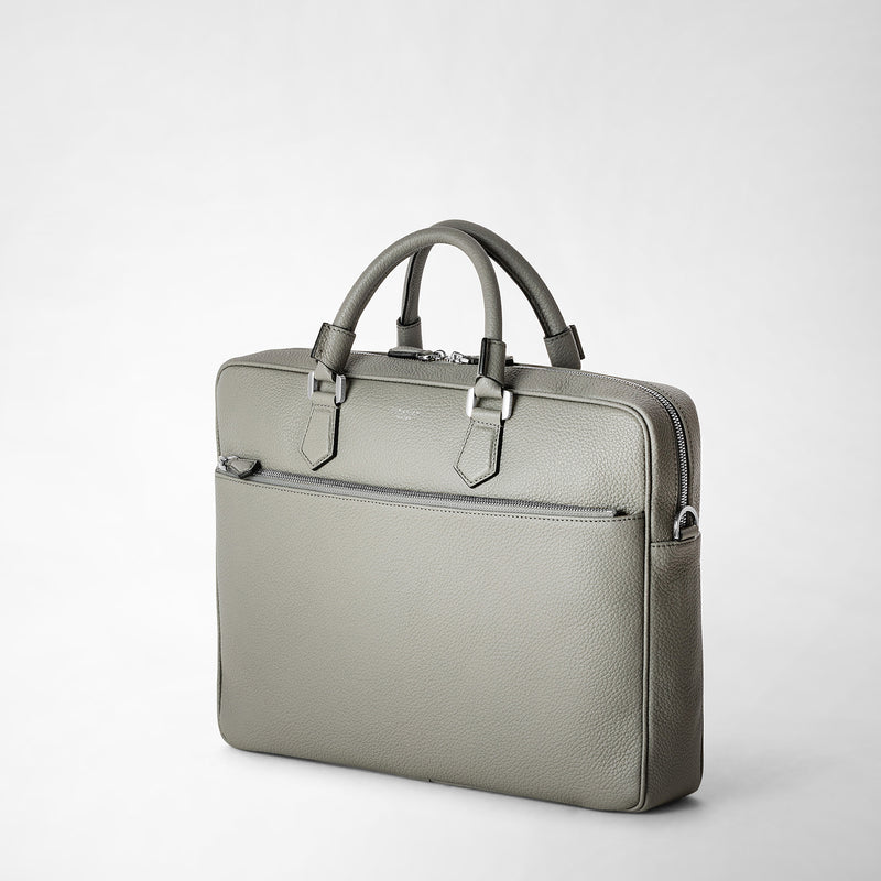 Serapian BORSA BUSINESS SLIM IN PELLE CACHEMIRE In Saldo