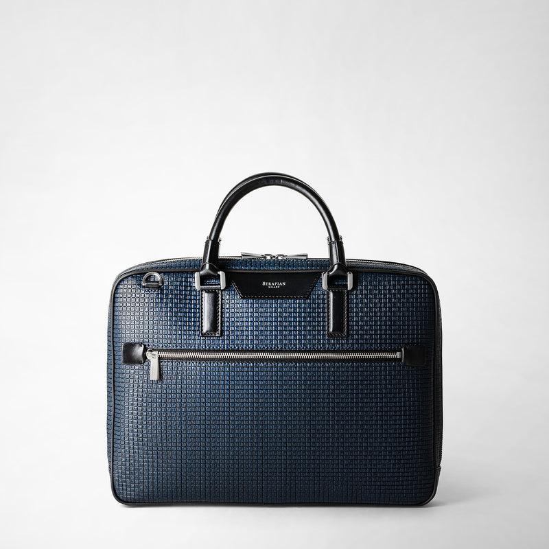 Serapian Borsa business extra slim in stepan blu oceano Saldi