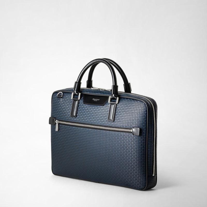 Serapian Borsa business extra slim in stepan blu oceano Saldi
