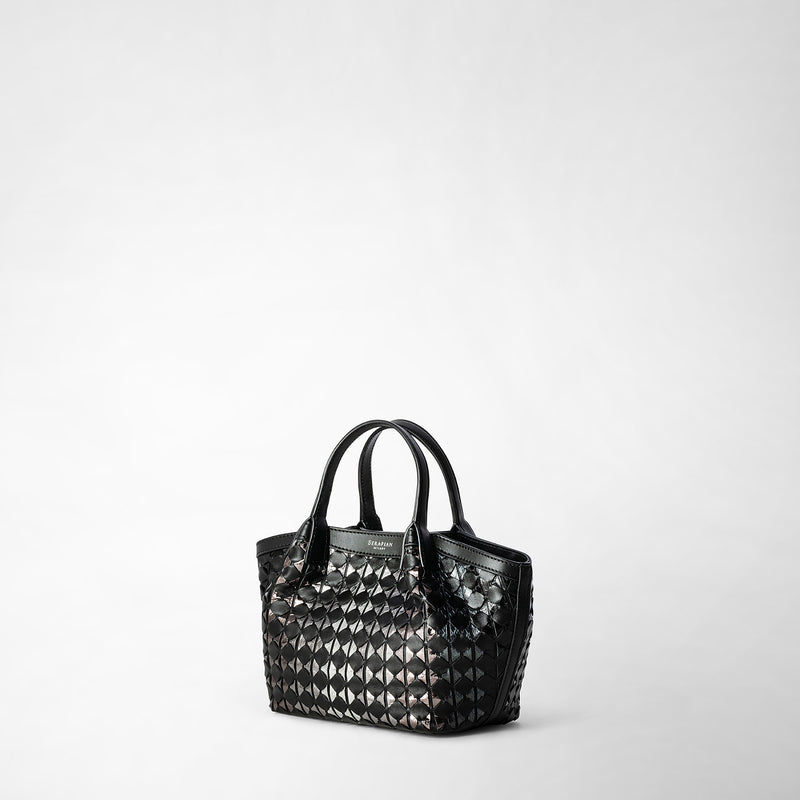 Serapian BORSA SECRET MINI IN MOSAICO ED ELAPHE Negozio