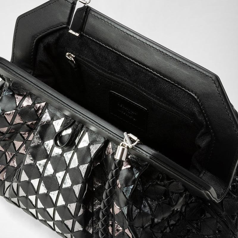 Serapian CLUTCH SECRET IN MOSAICO ED ELAPHE In Saldo