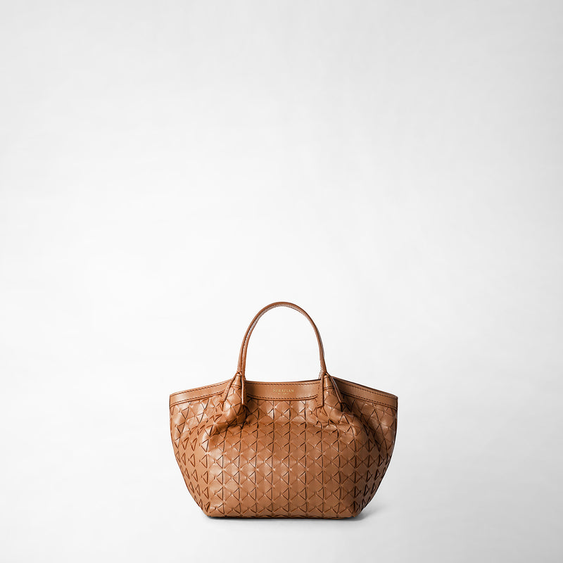 Serapian Mini secret bag in mosaico tan Italia