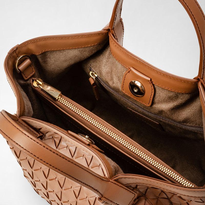 Serapian Mini secret bag in mosaico tan Italia