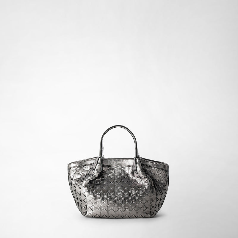 Serapian Mini secret bag in mosaico ruthenium 2025