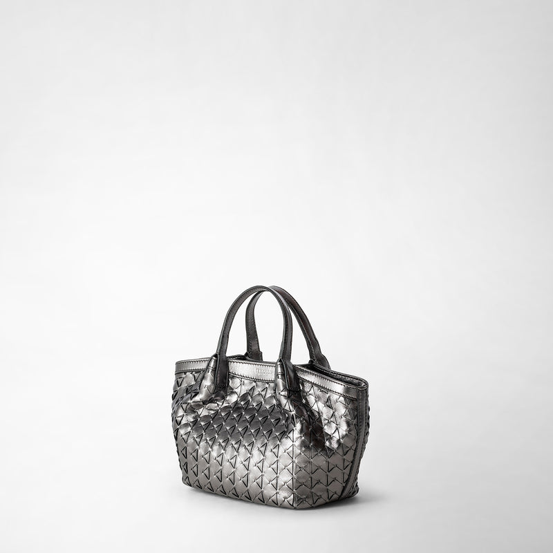 Serapian Mini secret bag in mosaico ruthenium 2025