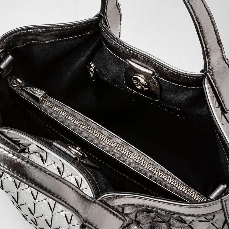 Serapian Mini secret bag in mosaico ruthenium 2025