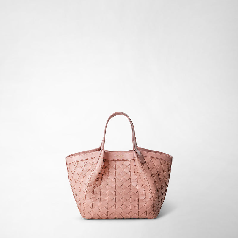 Serapian Borsa secret mini in mosaico blush Qualità