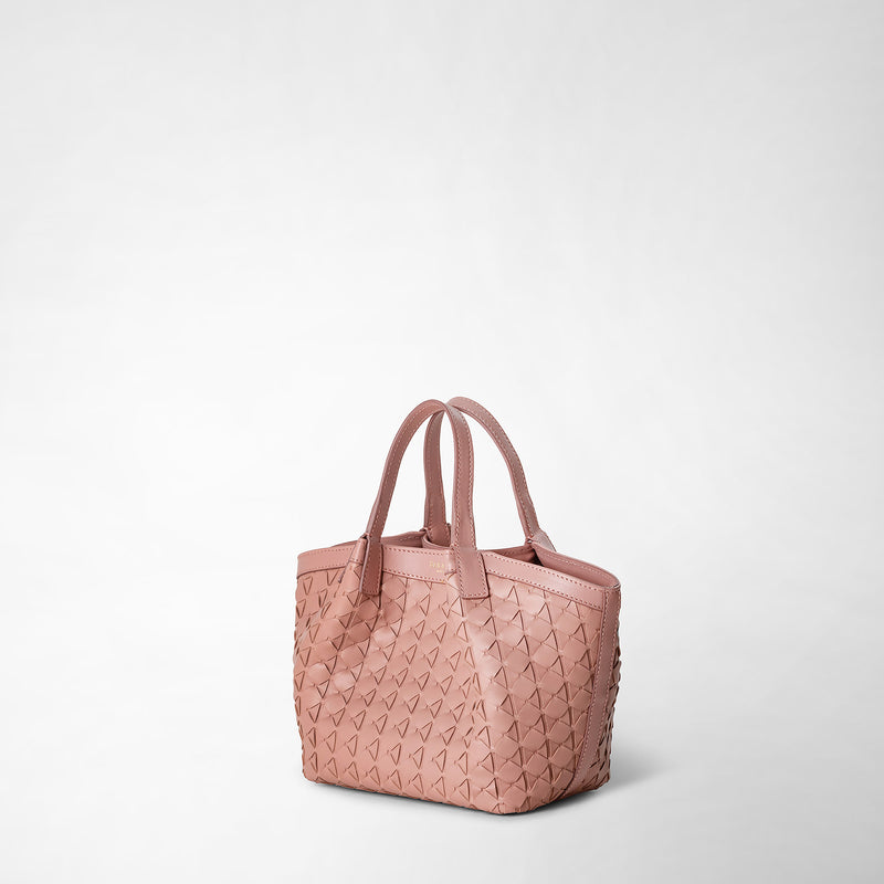 Serapian Borsa secret mini in mosaico blush Qualità