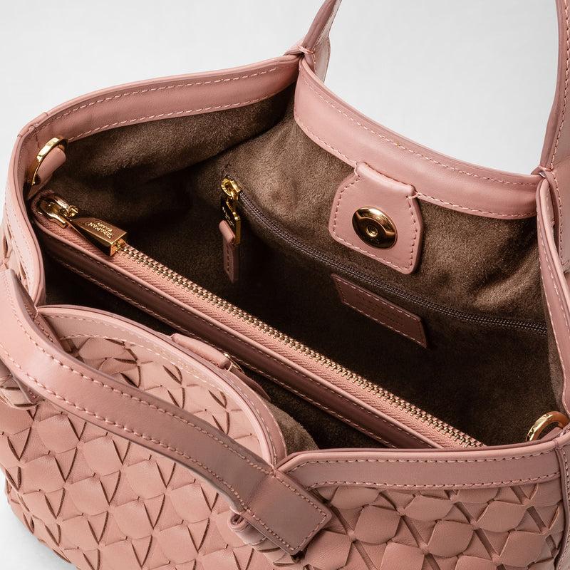 Serapian Borsa secret mini in mosaico blush Qualità