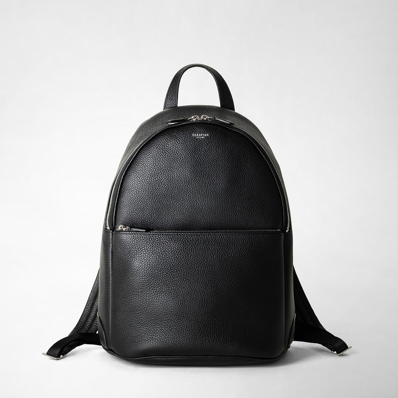 Serapian Backpack in cachemire leather black Acquista Ora